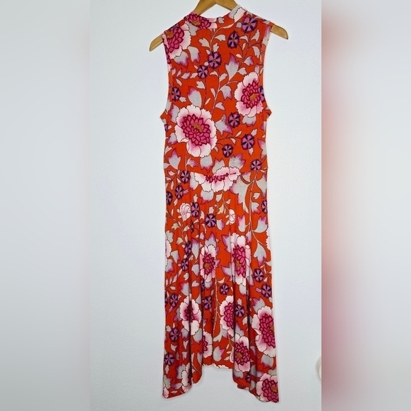 Anthropologie Maeve Clearly Dress Floral Mock Neck Size Medium - Picture 3 of 9